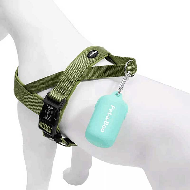 Silicone Dog Poop Bag Holder and Dispenser for Leash
